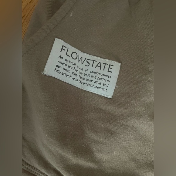 Feat brown lounge/workout shorts, trecell plush eco-innovative fabric; XXS - Picture 2 of 5